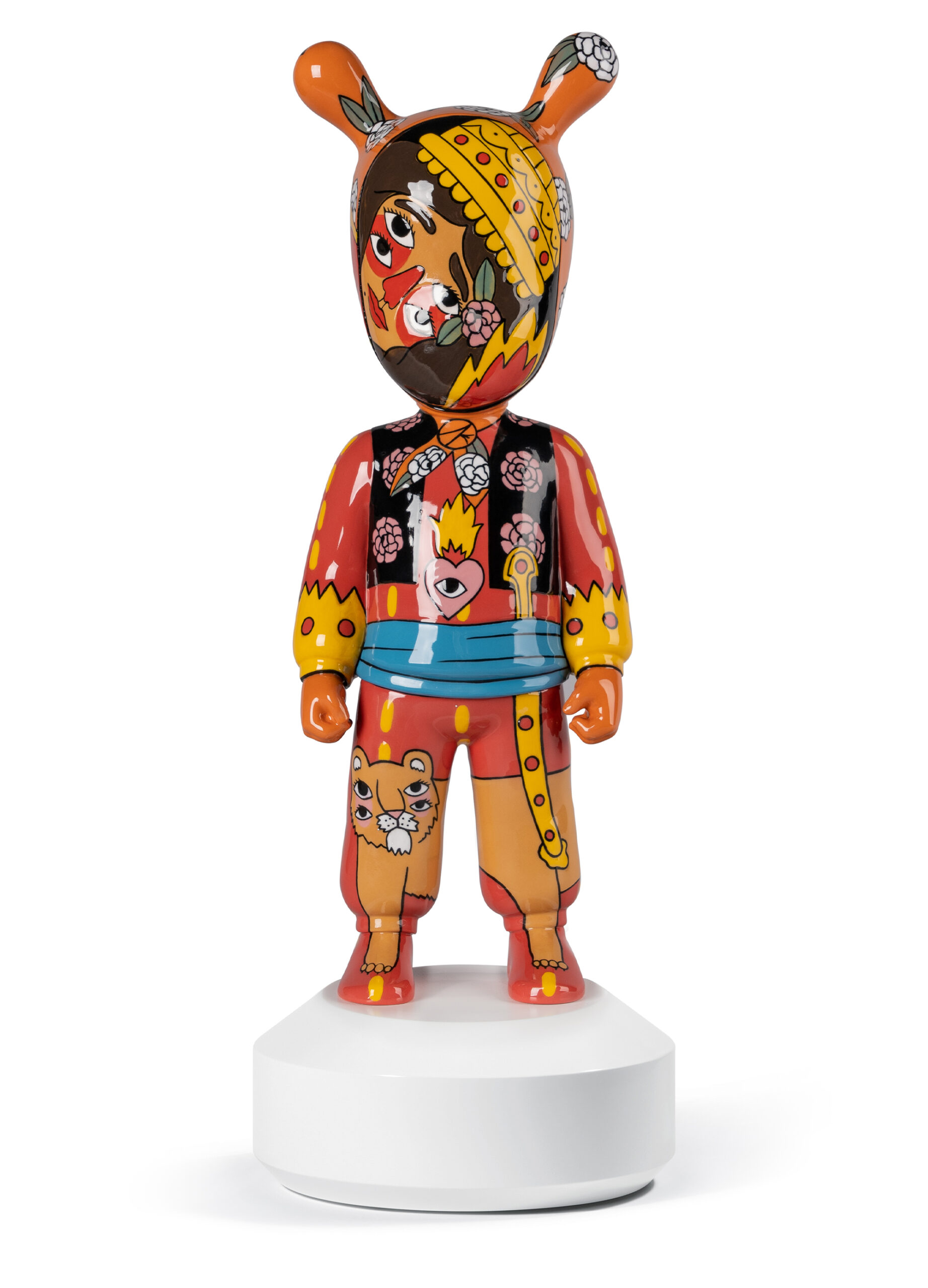 工芸品 01007747lladroThe Guest Ricardo Cavolo The Guest by Ricardo Cavolo Sculpture. Small Model. Numbered